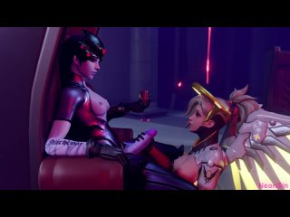 overflame (widowmaker vs mercy epic animation)