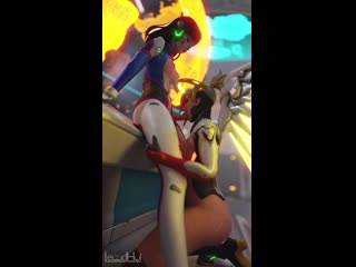 overflame (diva mercy animation)