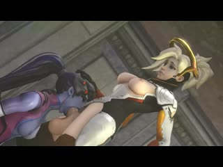 overflame (mercy widowmaker animation)