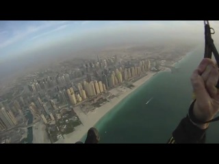 the most beautiful skydiving views of dubai