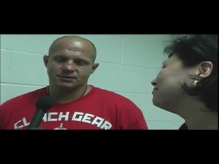 fedor's interview after the fight, backstage.
