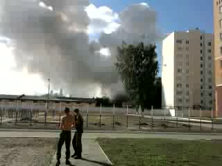 explosion of a pyrotechnic warehouse in voronezh