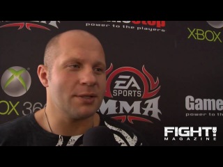fedor's interview after defeating randy couture in the game